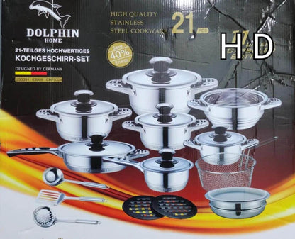 Stainless Pots and Pan Set - Kitch Empire