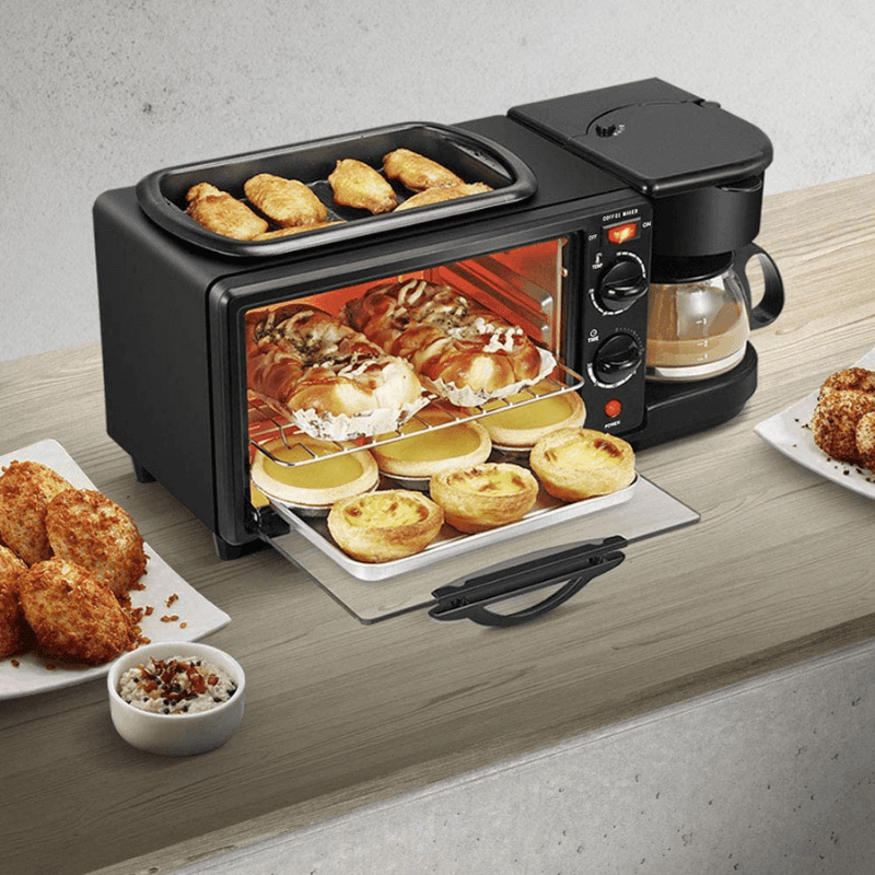 3 in 1 Mini Oven Electrical Breakfast Maker - Kitch Empire