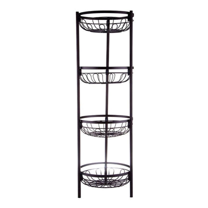 4 Tier Metal Fruit and Vegetable Storage Stand - Kitch Empire