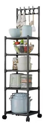 5 Tier Metal Kitchen Organizer Rack - Kitch Empire