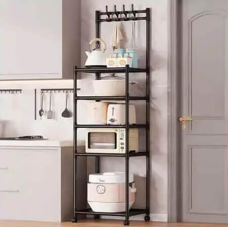 5 Tier Metal Kitchen Organizer Rack - Kitch Empire