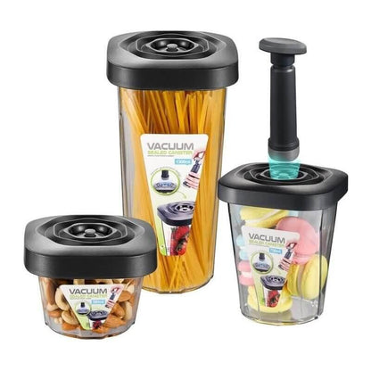 6 Pieces Vacuum Food Storage Containers - Kitch Empire