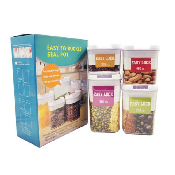 Easy Lock Cereal Containers - Kitch Empire