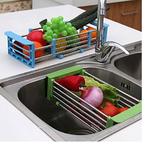 Fruit and Vegetable Washing Holder Drainer Rack - Kitch Empire