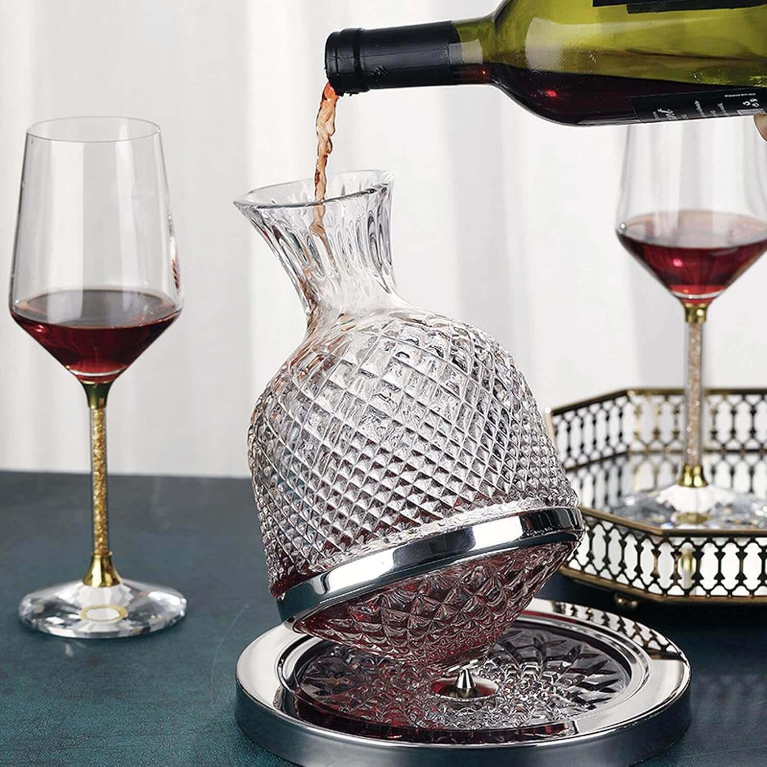 Rotating Wine Decanter - Kitch Empire