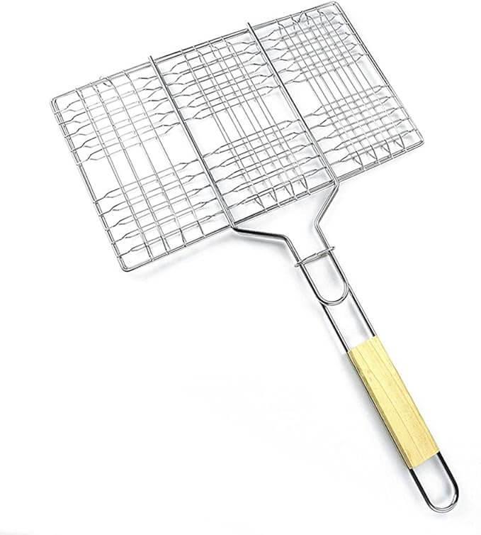 Small Stainless Steel Barbecue Grilling Basket - Kitch Empire