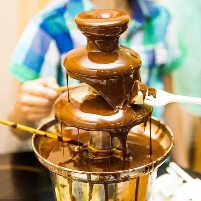 Stainless Steel 2 Tier Chocolate Fountain - Kitch Empire