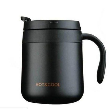 Stainless Steel Leak Proof Vacuum Coffee Mug with Handle for Travel - Kitch Empire